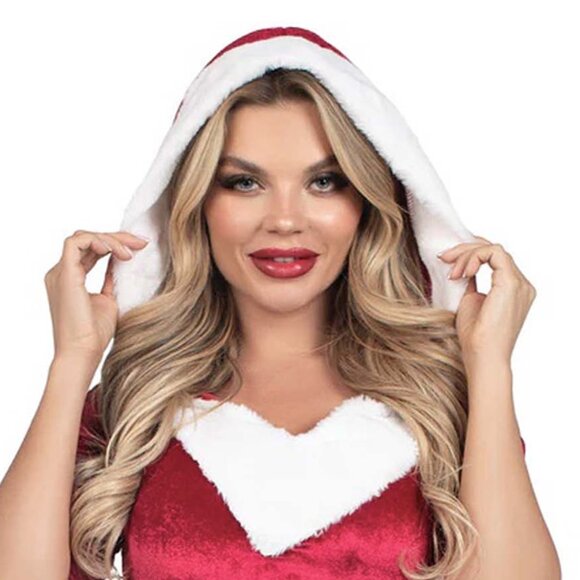 Mrs Claus Costume 2Pc Womens Size XL for Christmas Holiday Dress - Picture 8 of 9